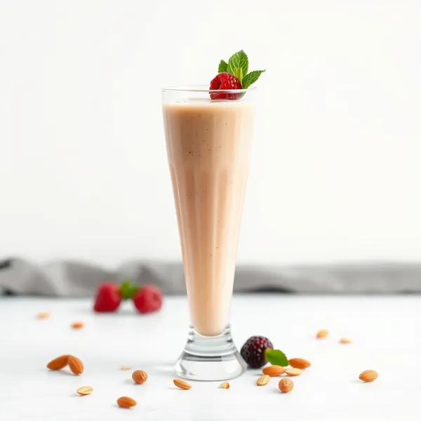 Post-Workout Almond Butter Coconut Water Smoothie