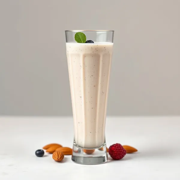 Smoothie di Burro di Mandorle e Latte di Kefir Post Allenamento