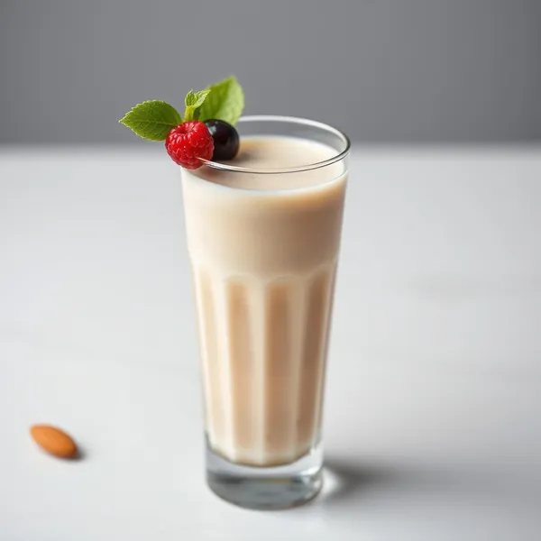 Post-Workout Almond Butter Macadamia Milk Smoothie