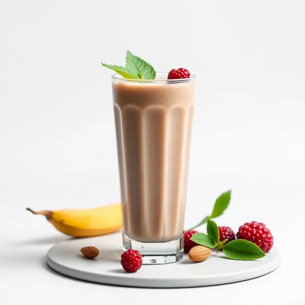 Batido de Mantequilla de Almendra y Leche de Guisante Post Entrenamiento
