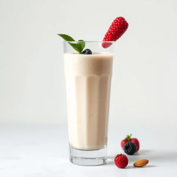 Batido de Mantequilla de Almendra y Leche de Soja Post Entrenamiento