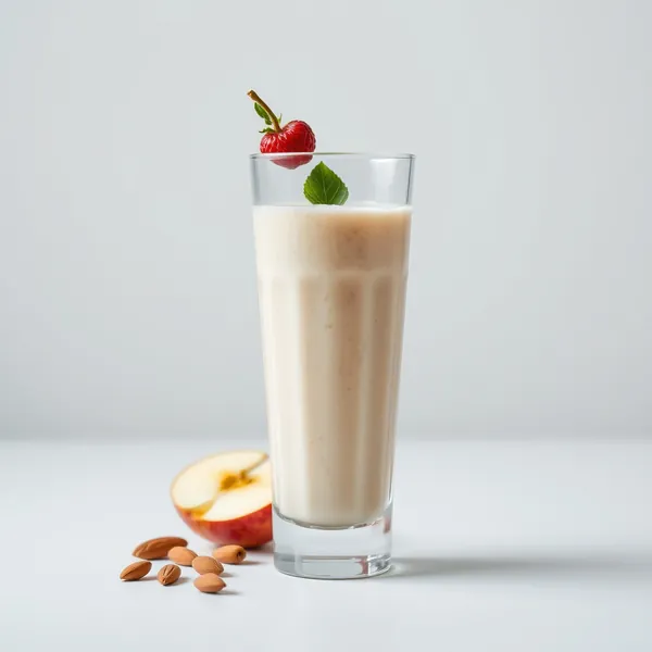 Apfel Mandel Kokosmilch Post-Workout Smoothie