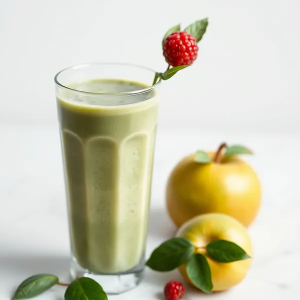 Smoothie de Maçã e Matcha Pós-Treino