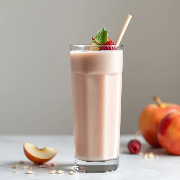 Post-Workout Apple Oat Milk Smoothie