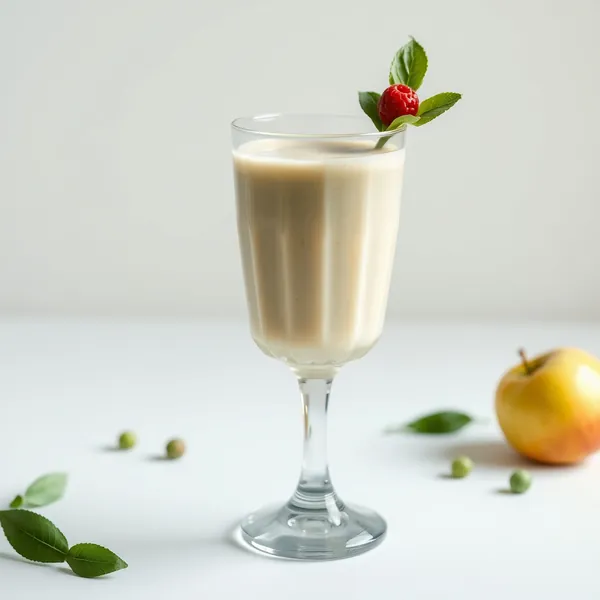 Smoothie de Maçã e Leite de Ervilha Pós-Treino
