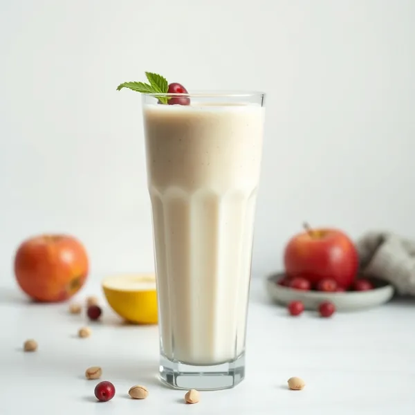 Batido de Maçã e Leite de Pistache Pós-Treino