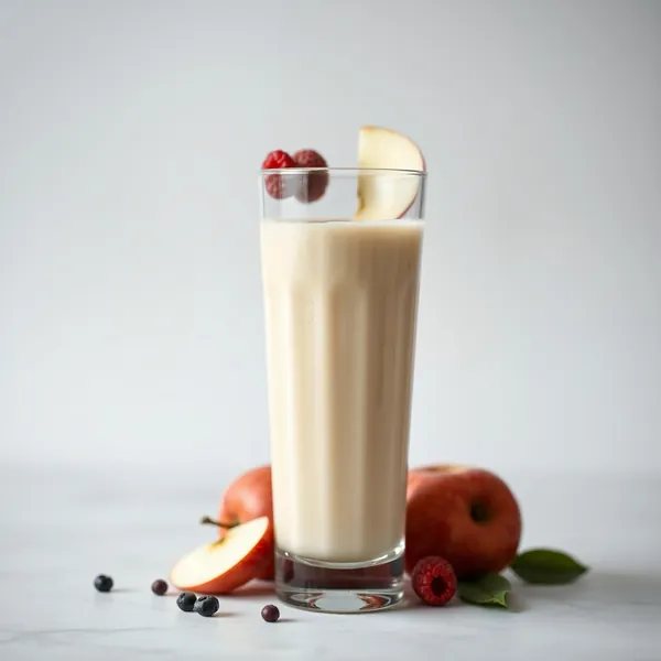Batido de Maçã e Leite de Soja Pós-Treino