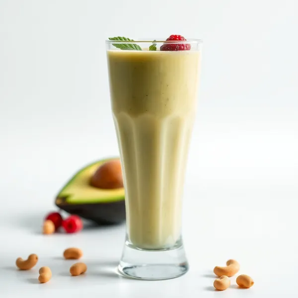 Batido de Abacate e Leite de Caju Pós-Treino