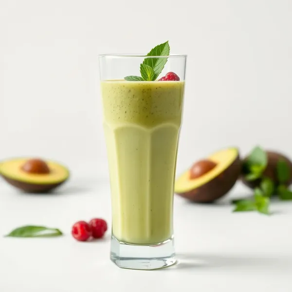 Smoothie de Abacate e Água de Coco Pós-Treino