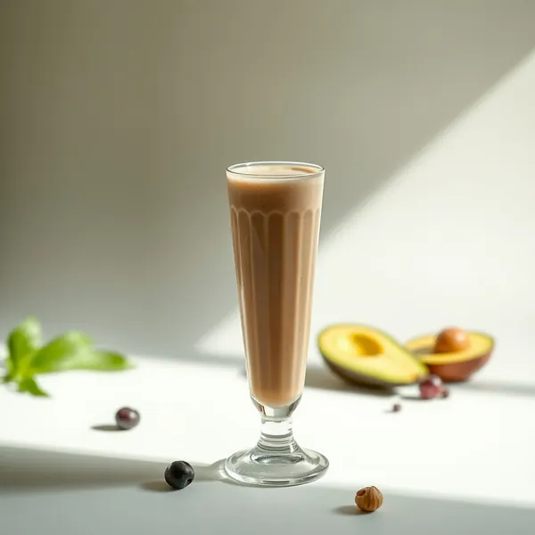 Post-Workout Avocado Hazelnut Milk Smoothie