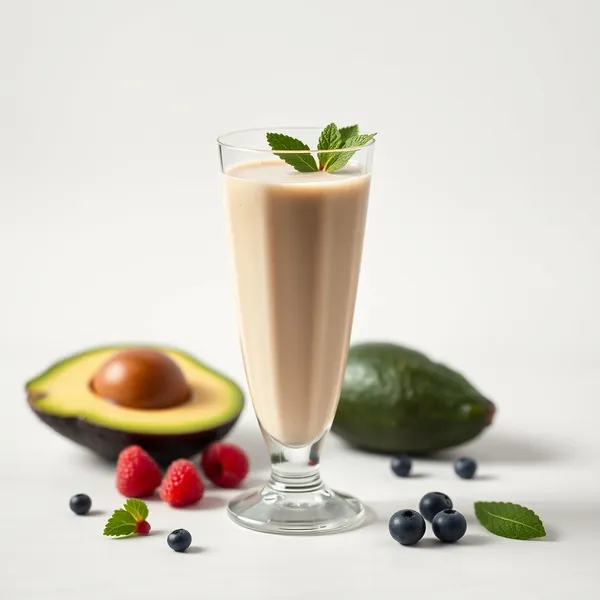 Batido de Kefir e Abacate Pós-Treino