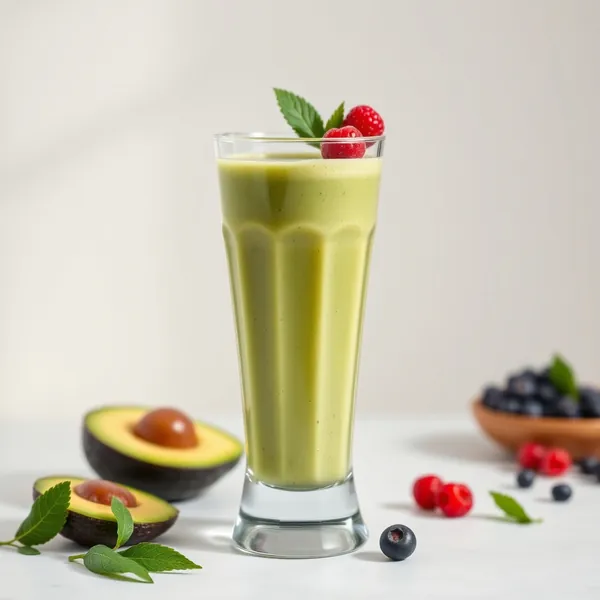 Post-Workout Avocado Matcha Tea Smoothie