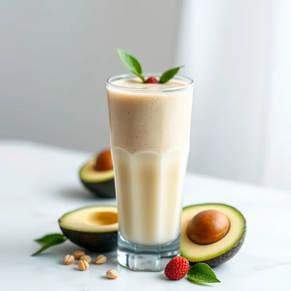 Batido de Aguacate y Leche de Pistacho Post Entrenamiento