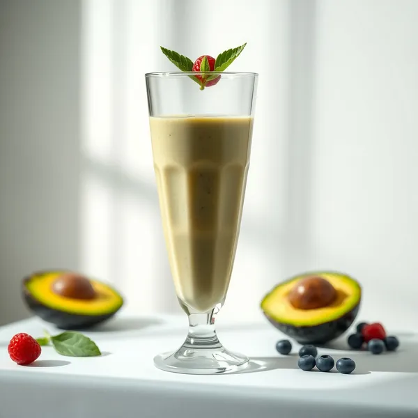Post-Workout Avocado Protein Shake Smoothie