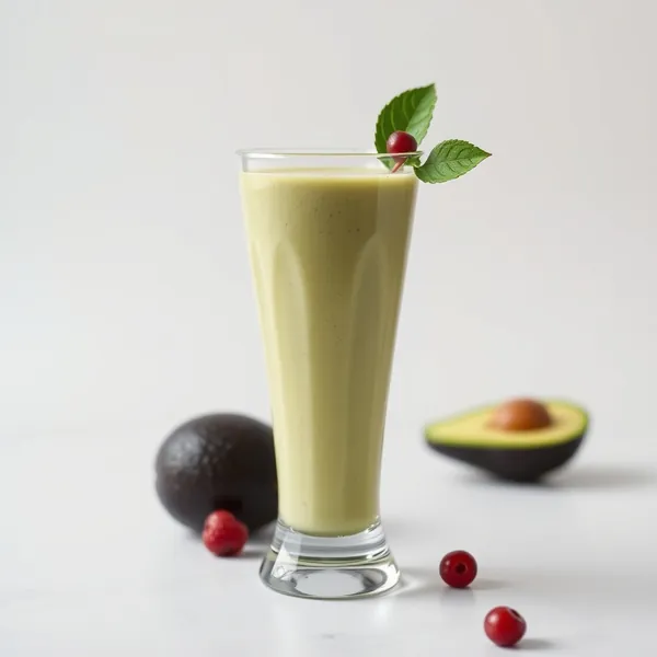 Post-Workout Avocado Soy Milk Smoothie