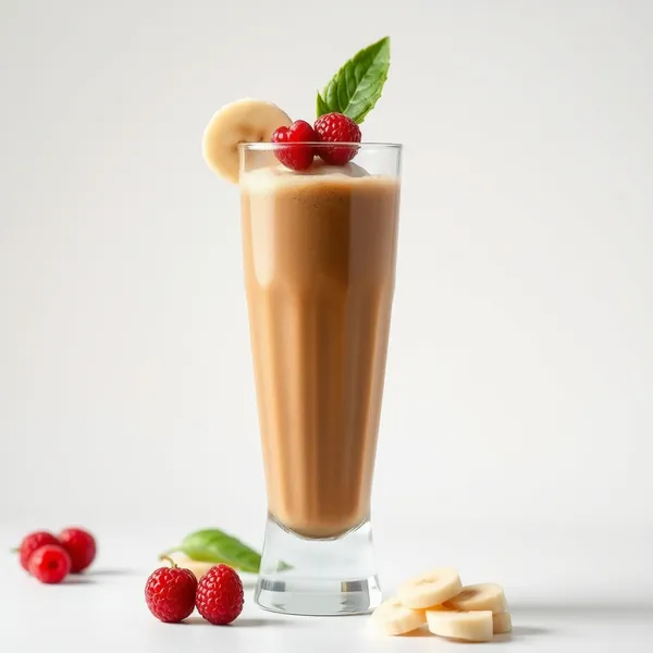 Smoothie de Banana e Café Frio Pós-Treino