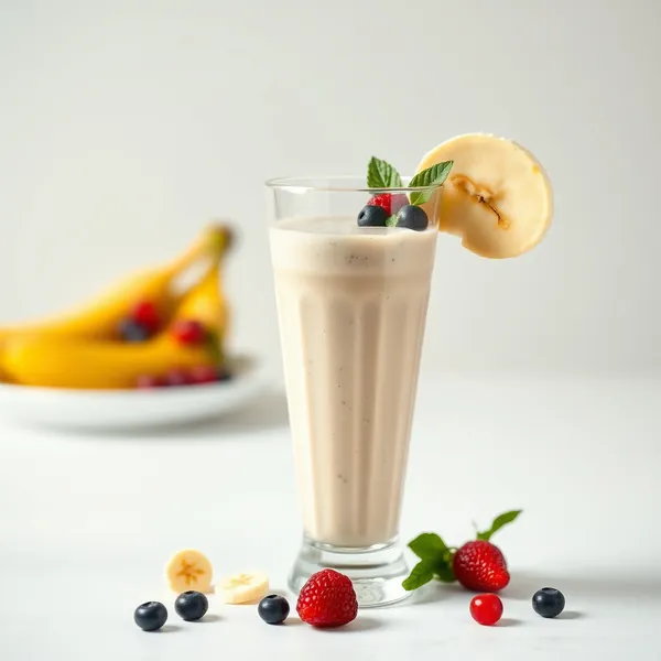 Bananen-Joghurt-Griechisch Post-Workout-Smoothie