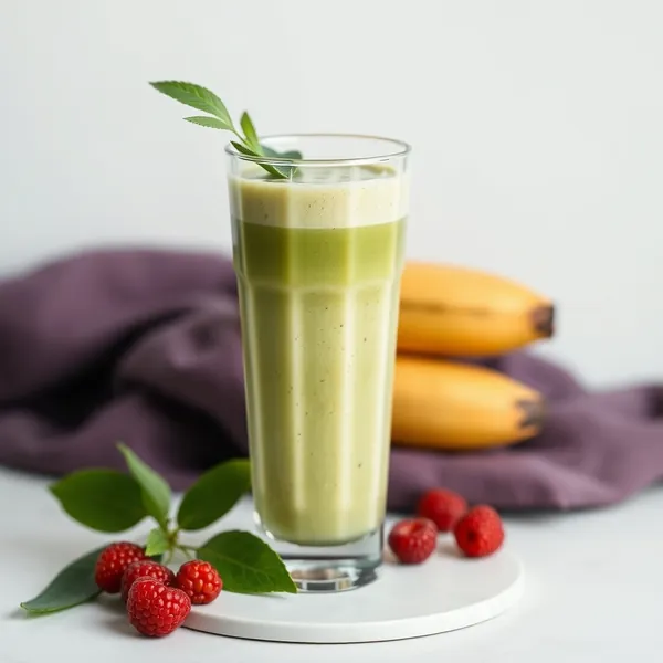 Post-Workout Banana Matcha Tea Smoothie