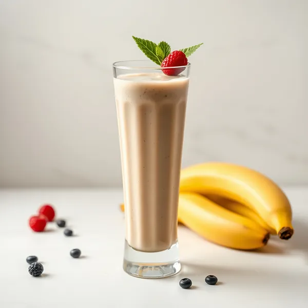 Post-Workout Banana Protein Shake Smoothie