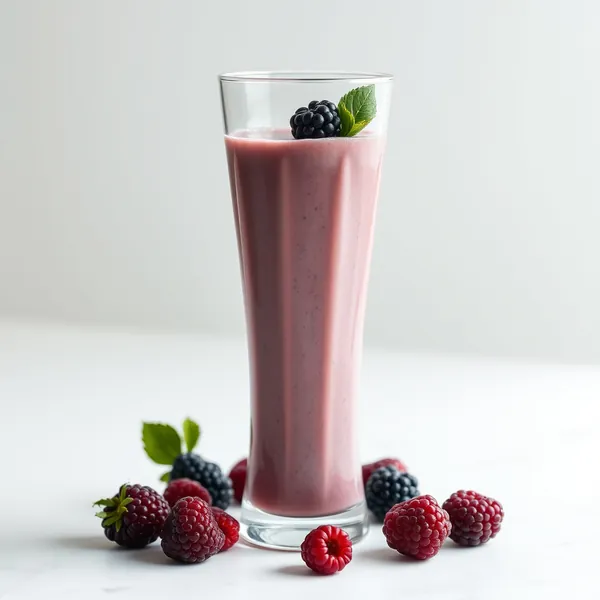 Smoothie de Kefir de Amora Pós-Treino