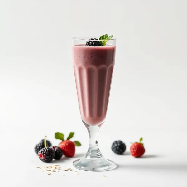 Post-Workout Blackberry Oat Milk Smoothie
