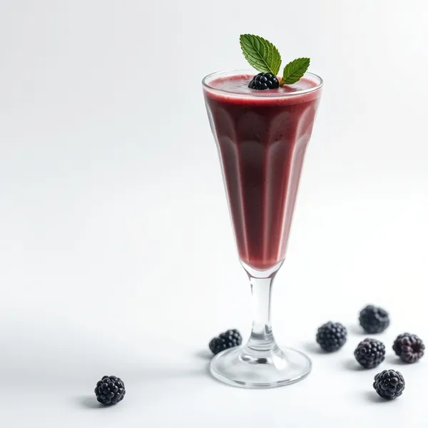 Post-Workout Blackberry Protein Shake Smoothie