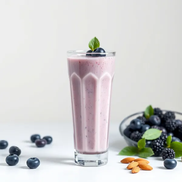 Smoothie de Arando e Leite de Amêndoa Pós-Treino