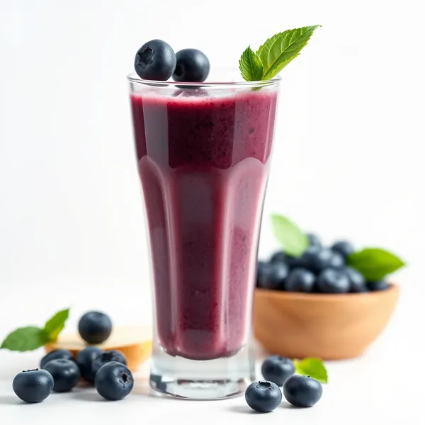 Smoothie de Jugo de Morango e Maçã Pós-Treino