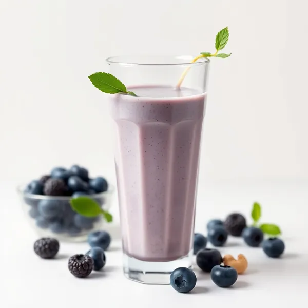 Smoothie de Arando e Leite de Caju Pós-Treino