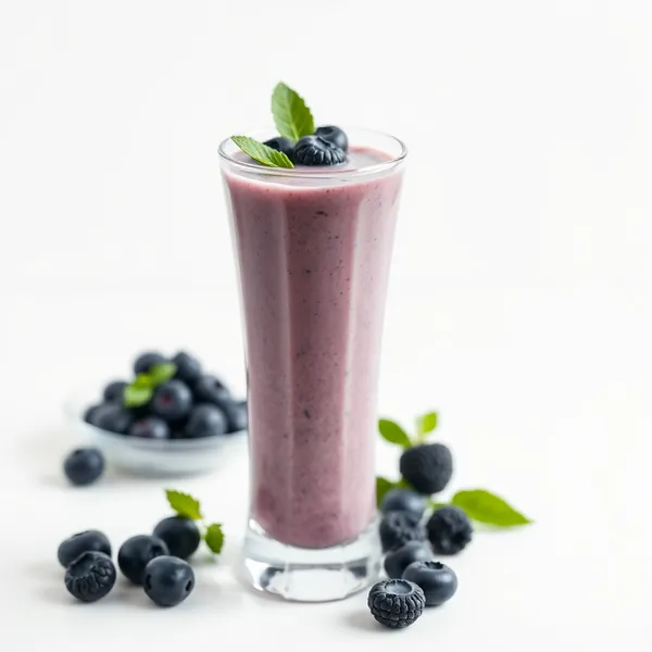Post-Workout Blueberry Greek Yogurt Smoothie