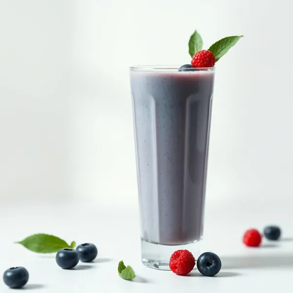 Post-Workout Blueberry Hemp Milk Smoothie