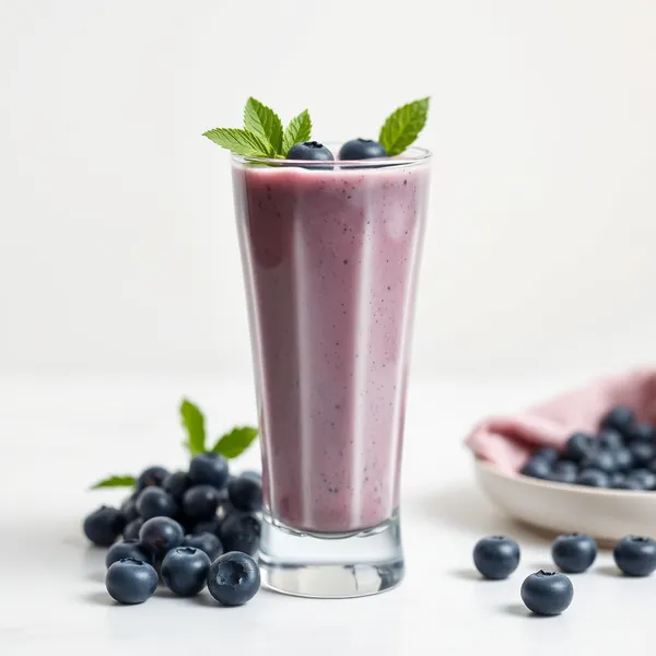 Post-Workout Blueberry Kefir Milk Smoothie