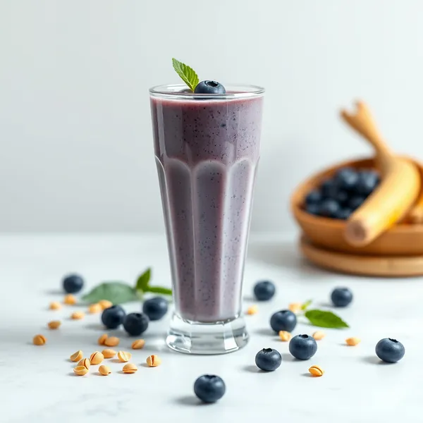 Post-Workout Blueberry Pistachio Milk Smoothie