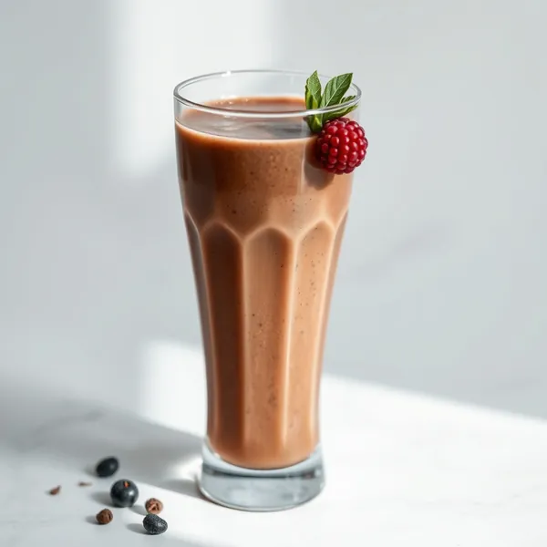 Post-Workout Kakaopulver-Kokoswasser-Smoothie