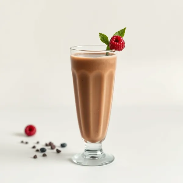 Batido de Cacau em Pó e Leite de Cânhamo Pós-Treino