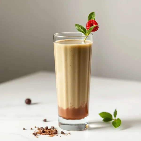 Post-Workout Cacao Powder Matcha Tea Smoothie