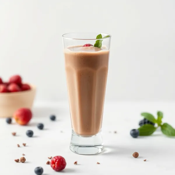 Post-Workout Cacao Powder Spelt Milk Smoothie