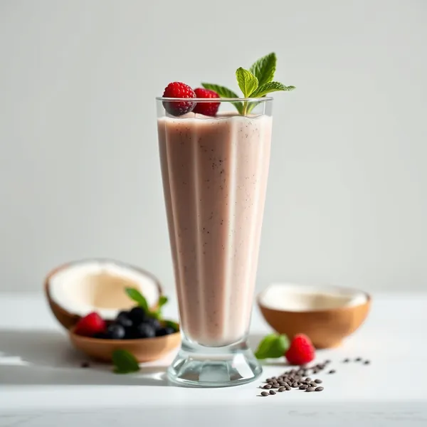 Post-Workout Chia Seed Coconut Water Smoothie