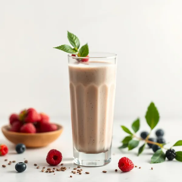 Post-Workout Chia Seed Hemp Milk Smoothie
