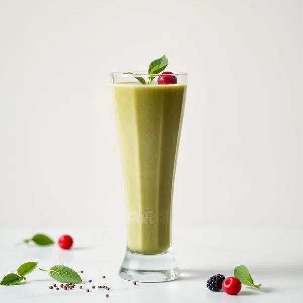 Post-Workout Chia Seed Matcha Tea Smoothie