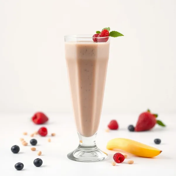 Batido de Chía y Leche de Guisante Post Entrenamiento
