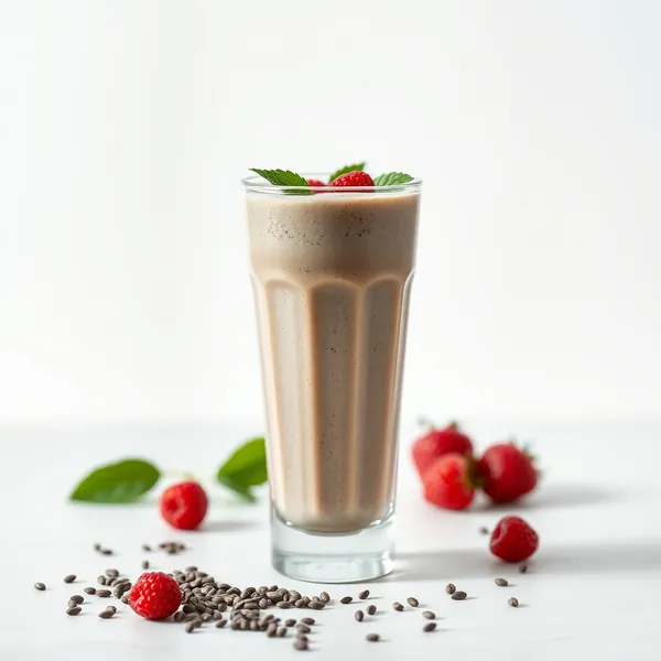 Post-Workout Chia Seed Protein Shake Smoothie