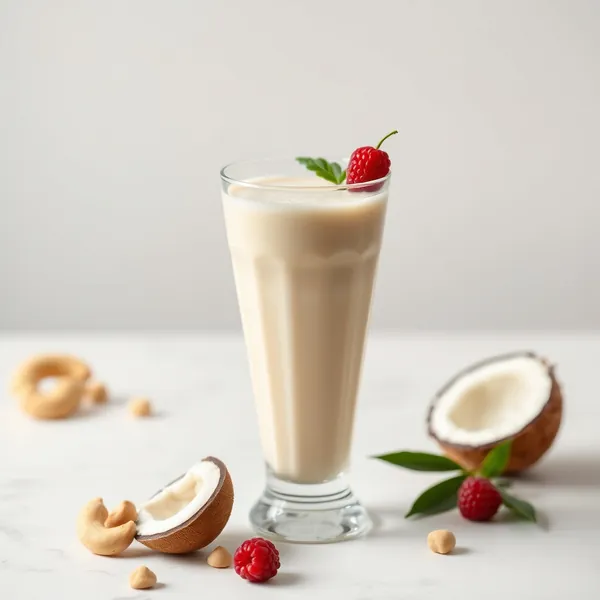Batido de Coco e Caju Pós-Treino