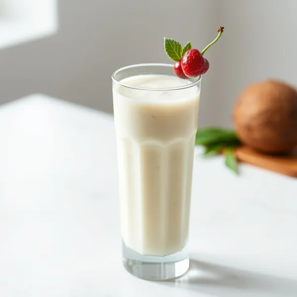 Smoothie de Coco e Água de Coco Pós-Treino