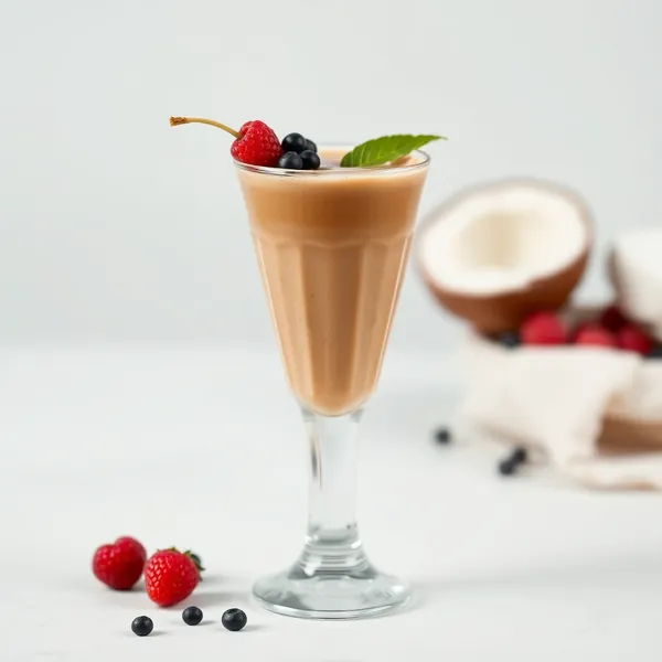 Batido de Café Frio com Coco Pós-Treino