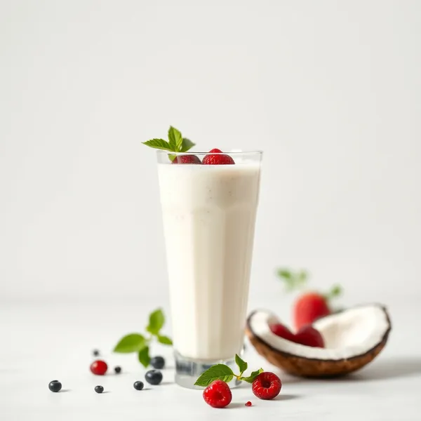 Smoothie de Kefir de Coco Pós-Treino