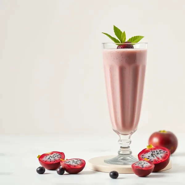 Post-Workout Dragonfruit Hazelnut Milk Smoothie