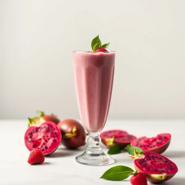 Smoothie de Kefir de Dragão Pós-Treino
