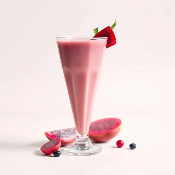 Smoothie de Dragonfruit e Leite de Ervilha Pós-Treino