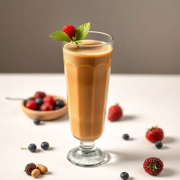 Smoothie de Café Frio com Gengibre Pós-Treino